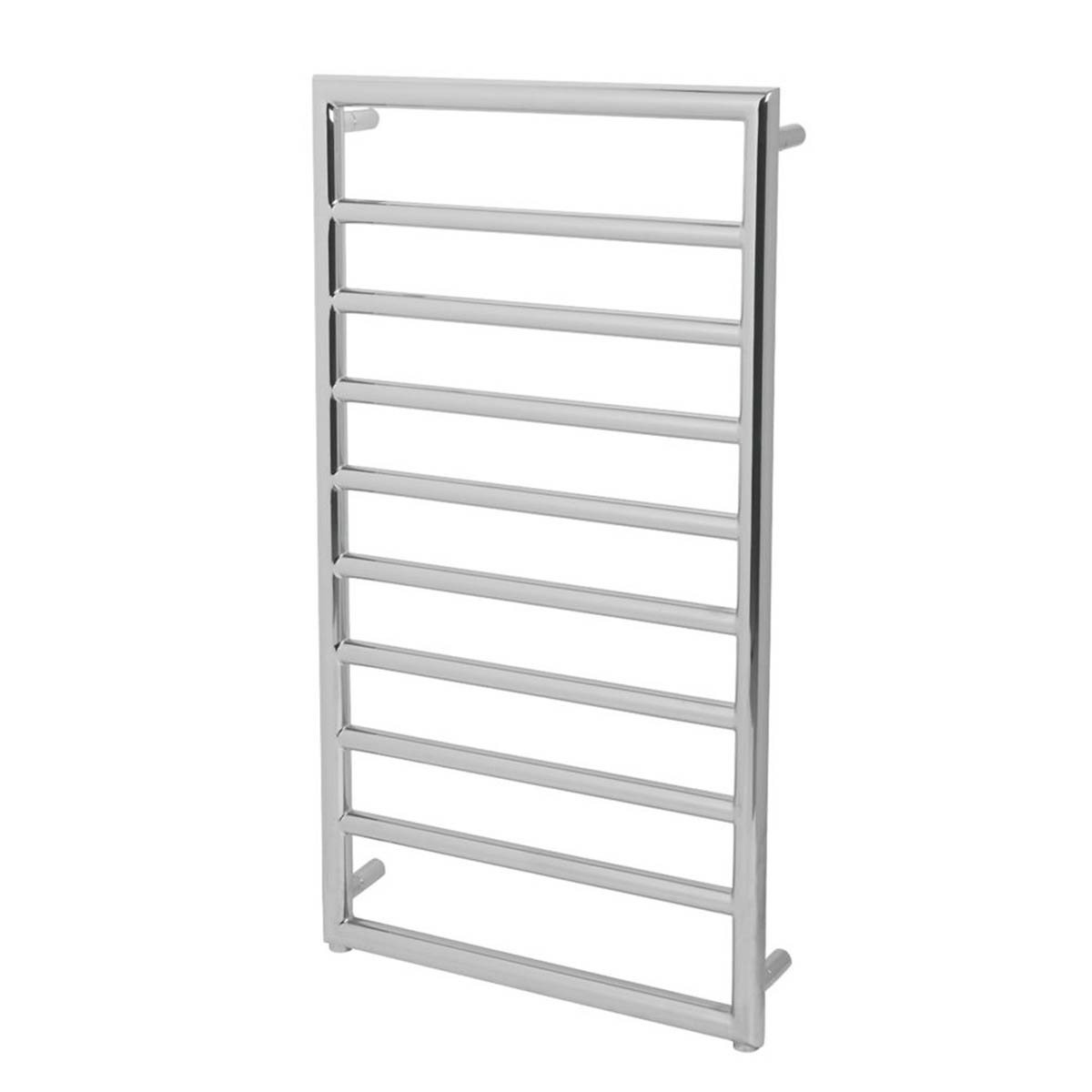 Towelrads Towel Rail Radiator Chrome Flat Bathroom Warmer Ladder (H)90x(W)50cm - Image 1