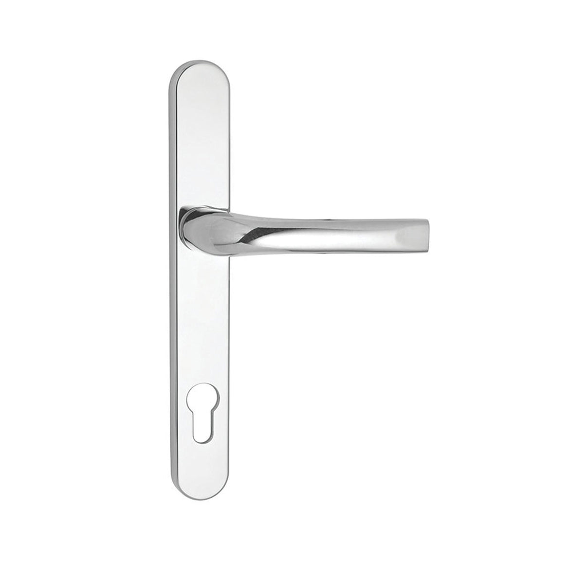 Mila Lever Door Handles Type B ProLinea Pair Polished Chrome For 44-77mm Door - Image 2