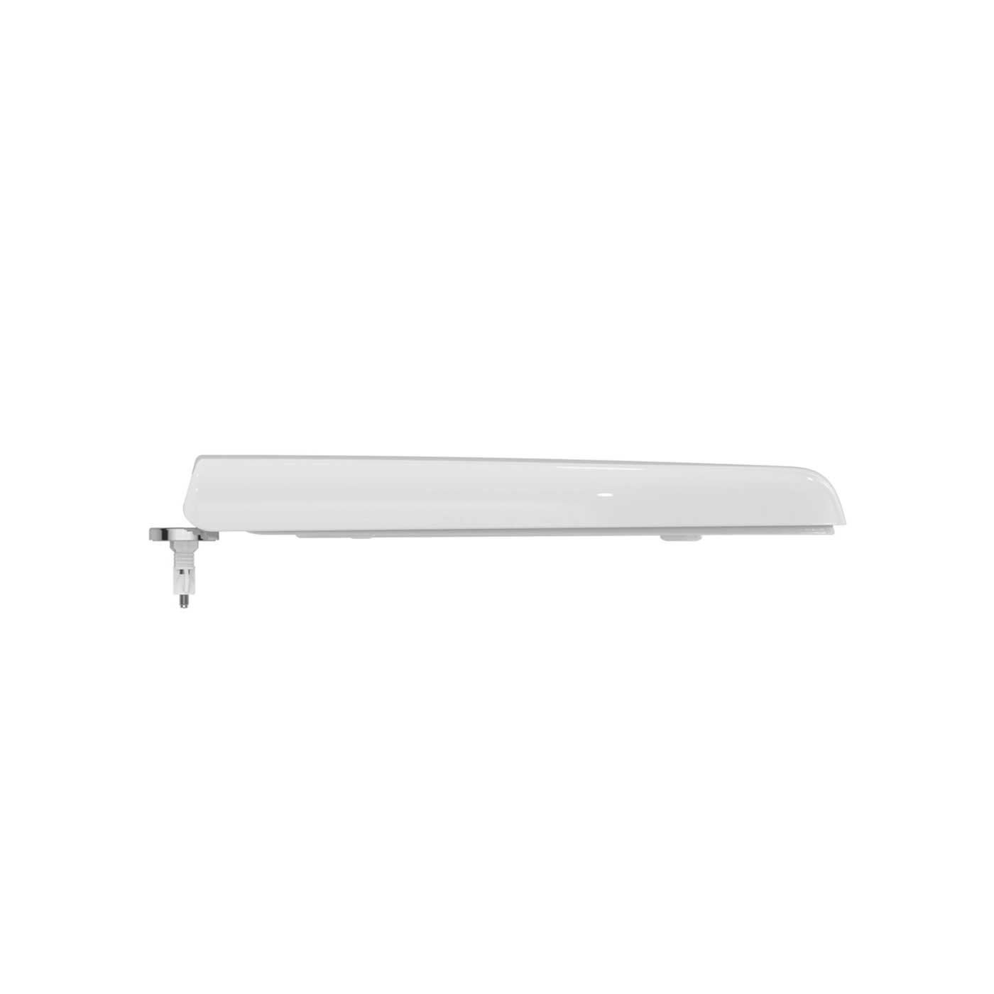 Toilet Seat  Soft-Close Cover Round Duraplast White Top Fix Hinges Della - Image 3