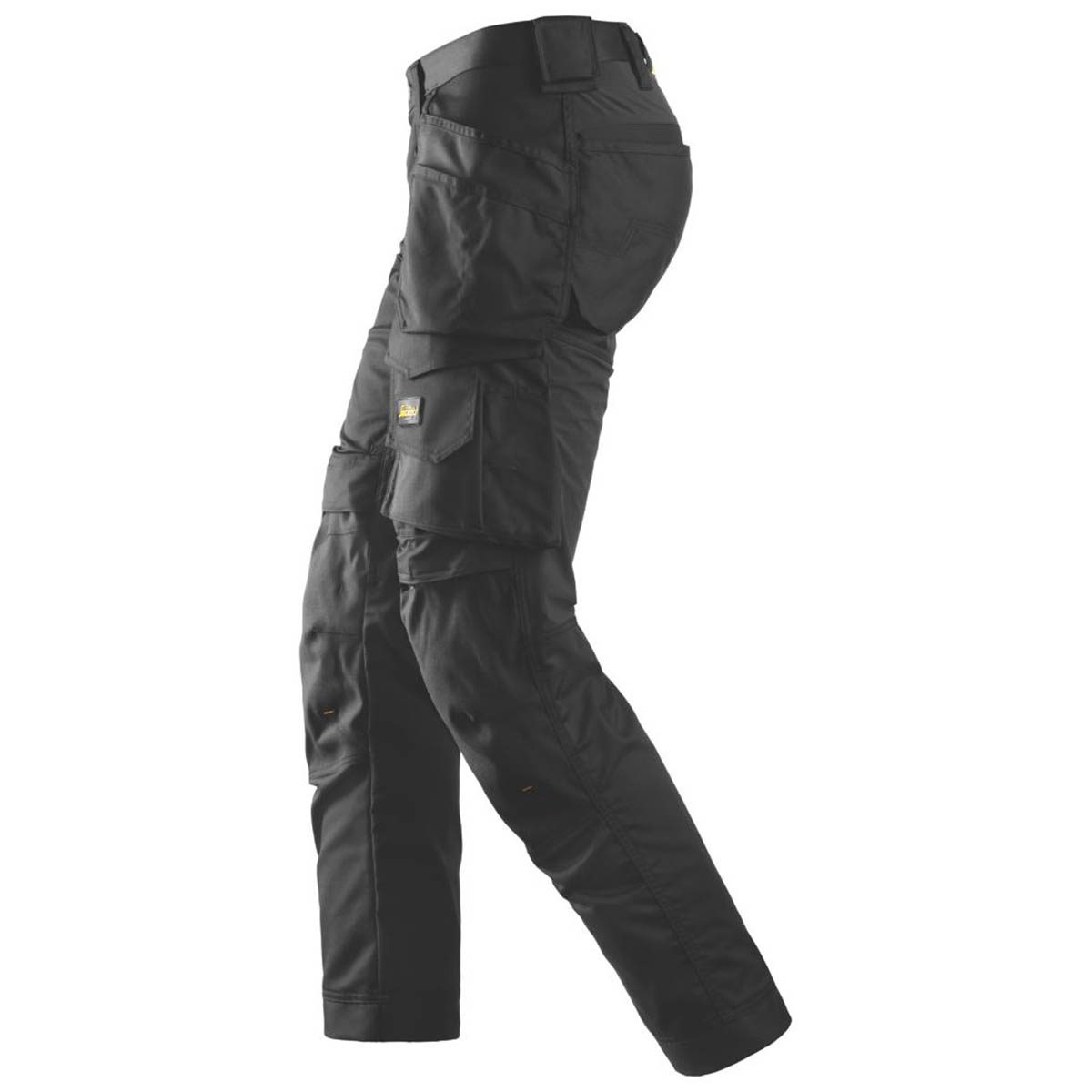 Snickers Mens Work Trousers Stretch Black Slim Fit Holster Pockets 36" W 30" L - Image 3