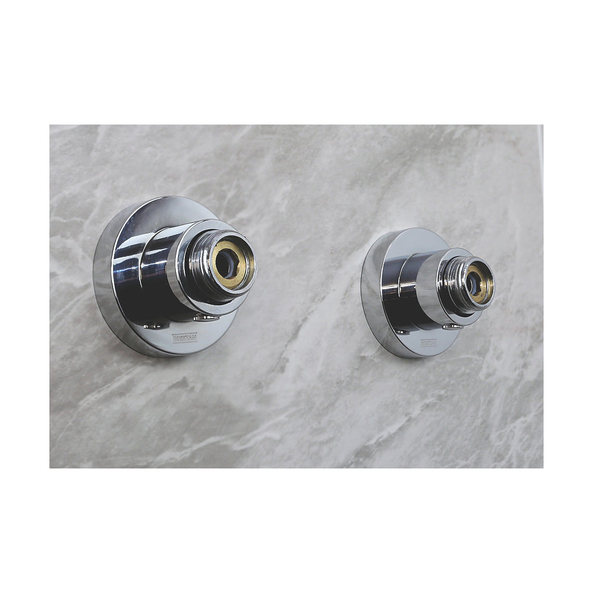 Bristan Thermostatic Shower Mixer Exposed Chrome Single Spray Pattern Twin Head - Image 4