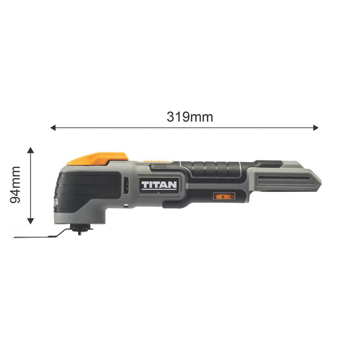 Titan Multi-Tool Cordless TTI882MLT 18V Li-Ion TXP Variable Speed Body Only - Image 3