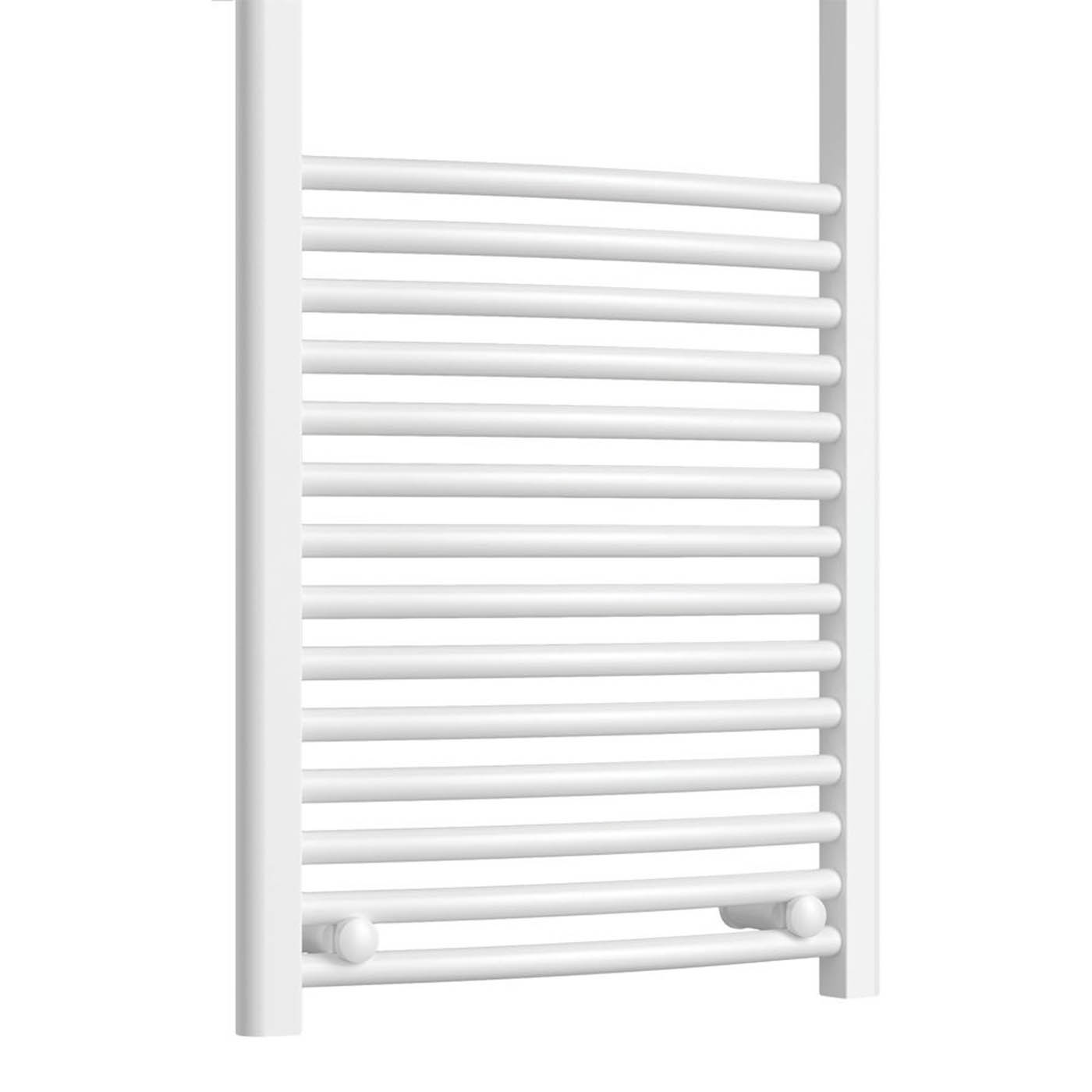 Flomasta Towel Rail Radiator White Curved Bathroom Warmer Ladder 120x50cm - Image 4