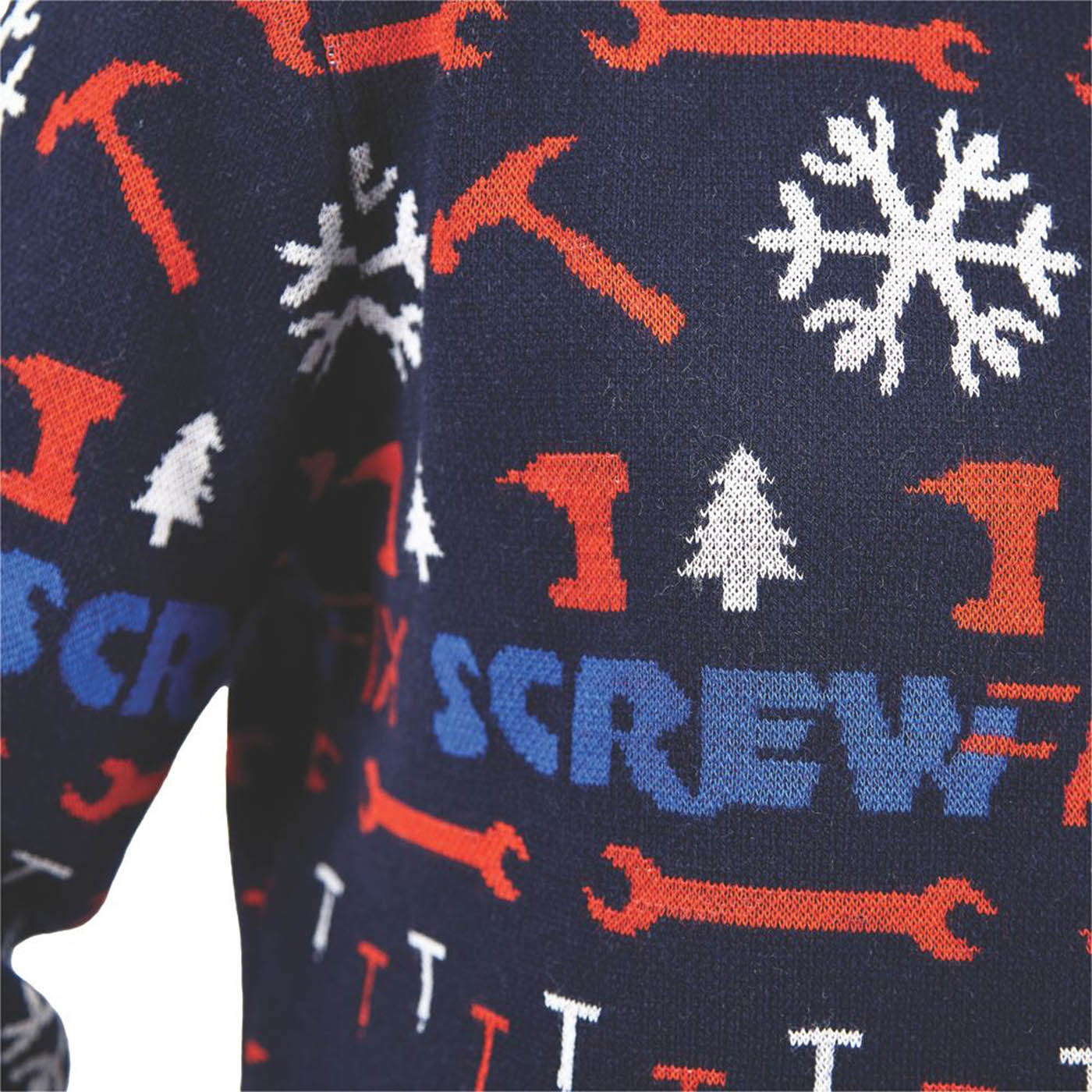 Site Christmas Work Jumper Mens Blue Pullover Sweatshirt Medium 42in Chest - Image 3