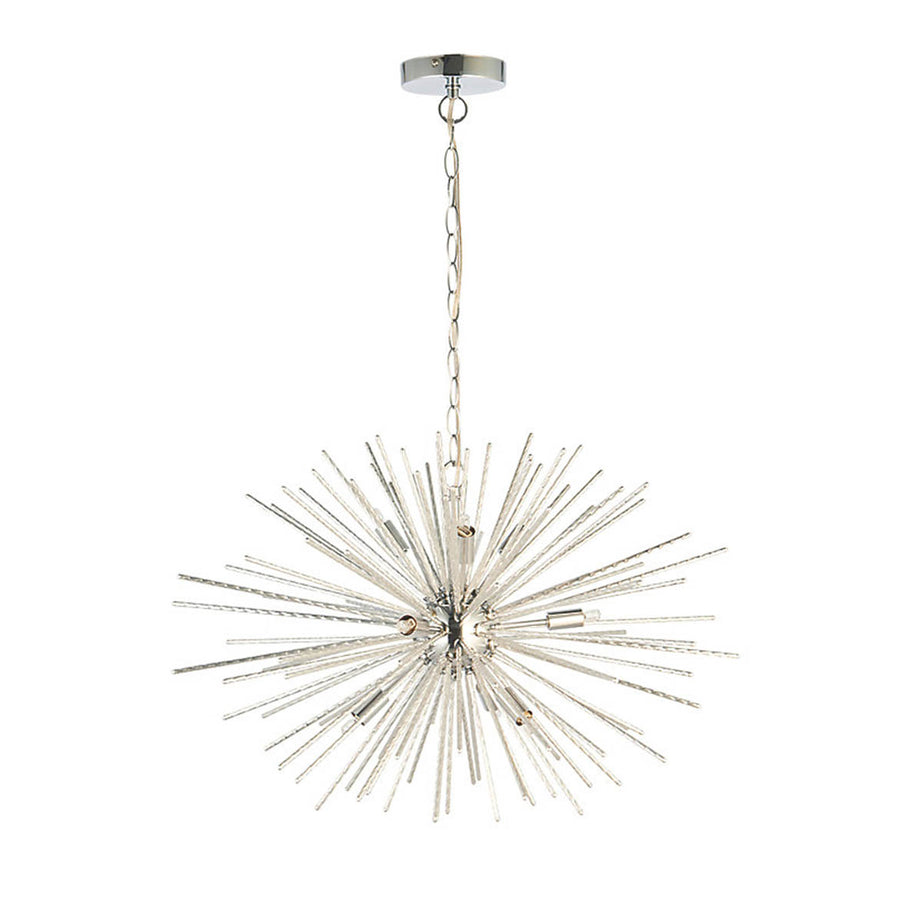 Quay Design LED Ceiling Light Warm White Layla Chrome Adjustable Drop Modern - Image 2