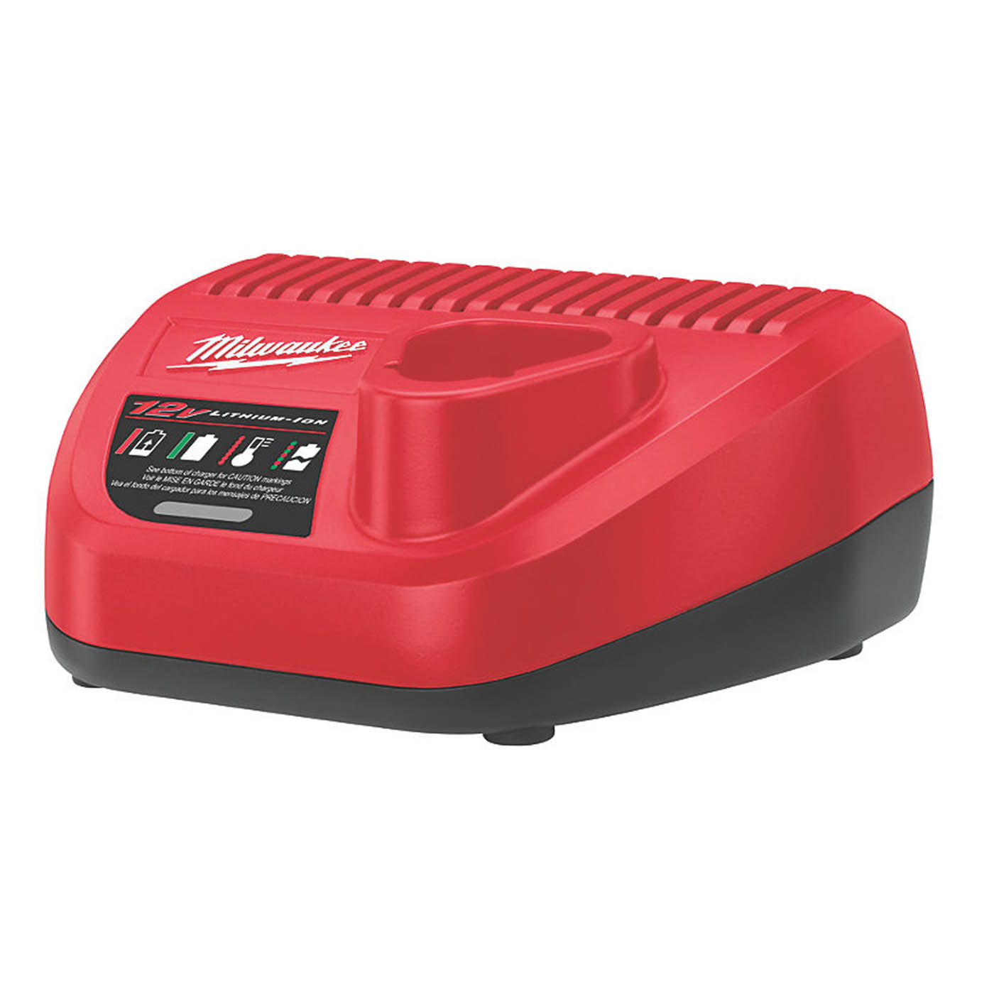 Milwaukee Battery Charger 12V Single-Port 3.0 A For M12 RedLithium-Ion Battery - Image 2