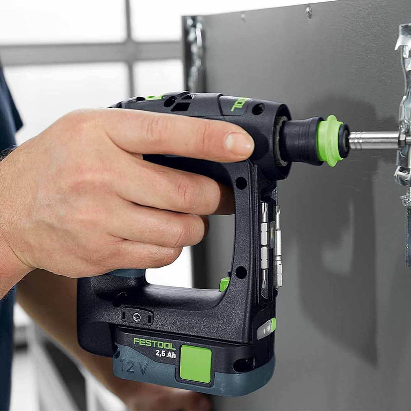 Festool Cordless Drill Cordless 10.8V Li-Ion CXS 12 Brushless Compact Body Only - Image 6
