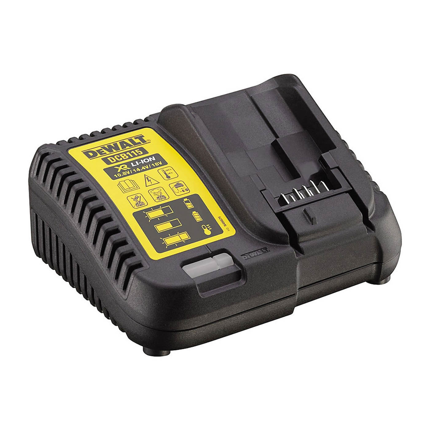 DEWALT Battery Charger DCB115-GB 10.8/14.4/18V Li-Ion XR Multi-Voltage Compact - Image 1