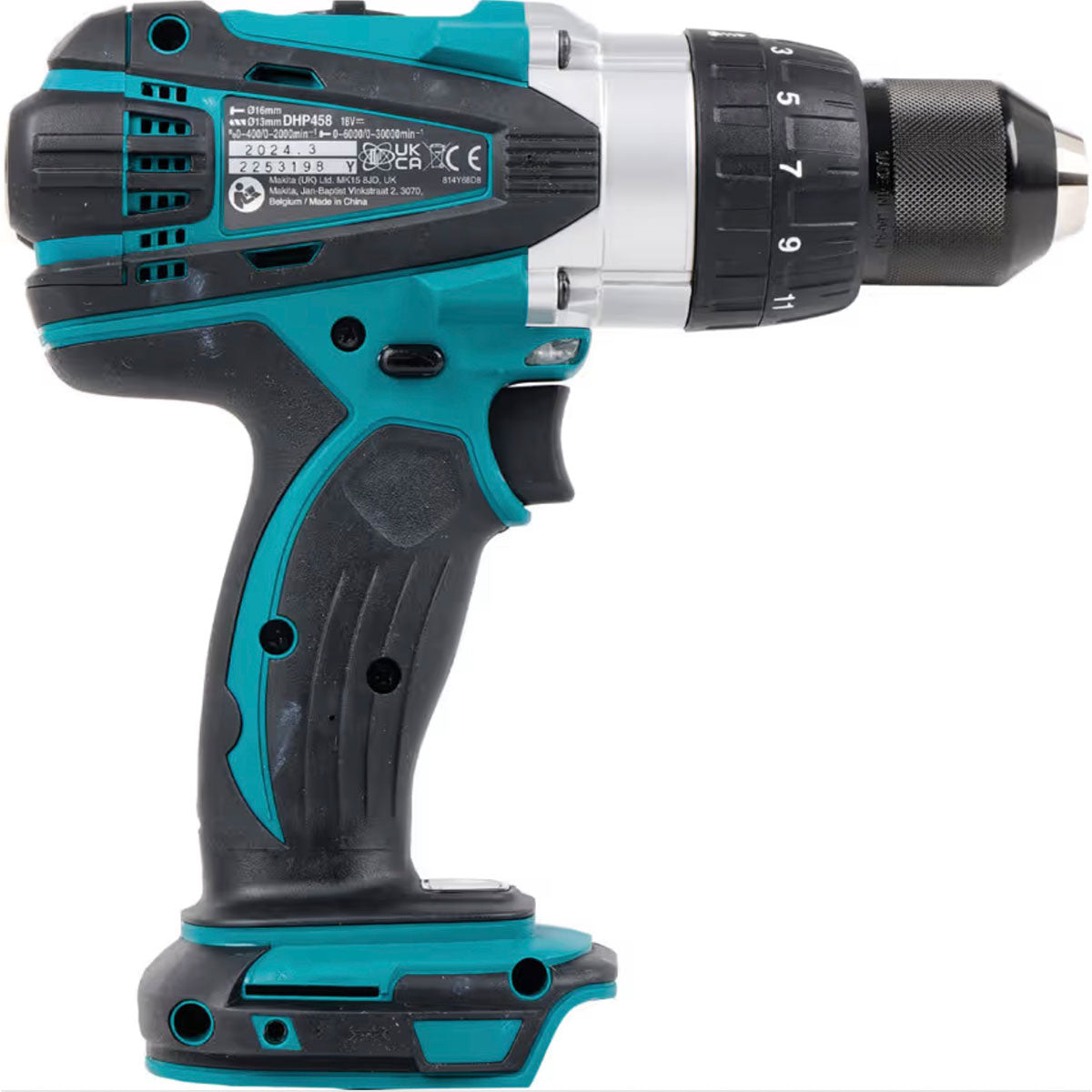 Makita Combi Drill Cordless DHP458 18V LXT Li-Ion Keyless Chuck Body Only - Image 3