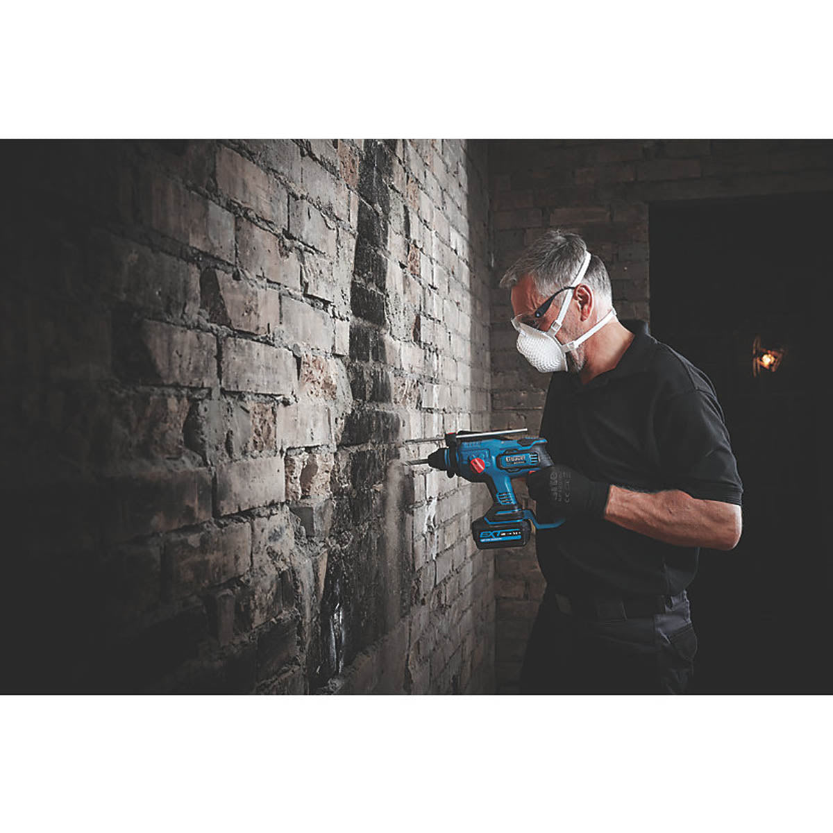 Erbauer SDS Plus Drill Cordless 18V Li-Ion ERH18-Li Brushless Body Only - Image 2