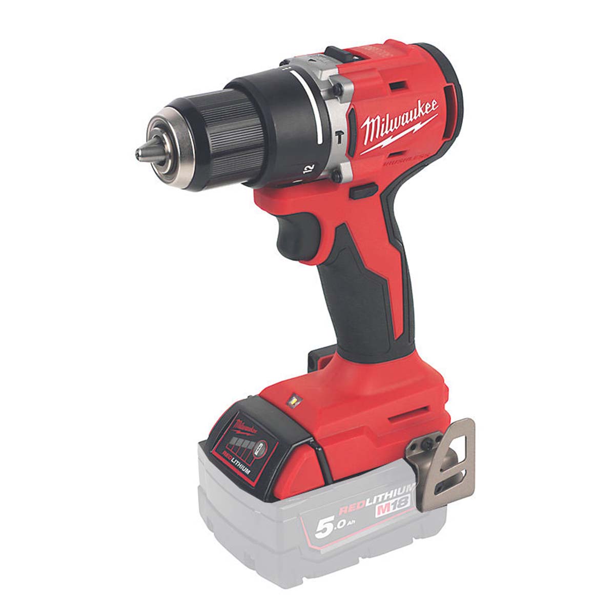 Milwaukee Combi Drill Cordless 18V Li-Ion M18BLPDRC Brushless Compact Body Only - Image 1