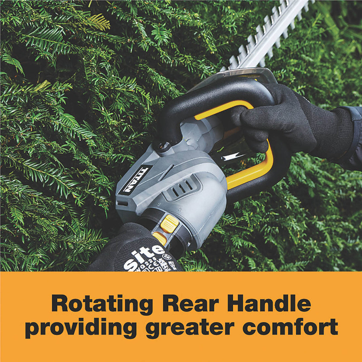 Titan Hedge Trimmer Cordless 36V Li-Ion TTT1210GHT 65cm Brushless Body Only - Image 5