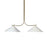 Apennin Ceiling Light Matt Cream 2 Lamp Pendant Kitchen Dining Room Lighting - Image 2