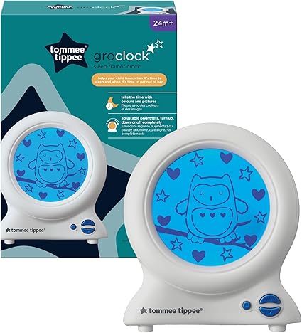 Tommee Tippee Sleep Alarm Baby Groclock Ollie The Owl Digital Display USB - Image 1