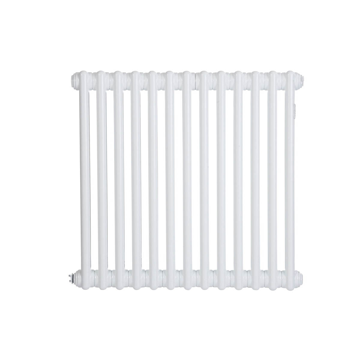 Acova 3 Column Radiator White Steel Horizontal Traditional (H)60x(W)62.8cm - Image 1