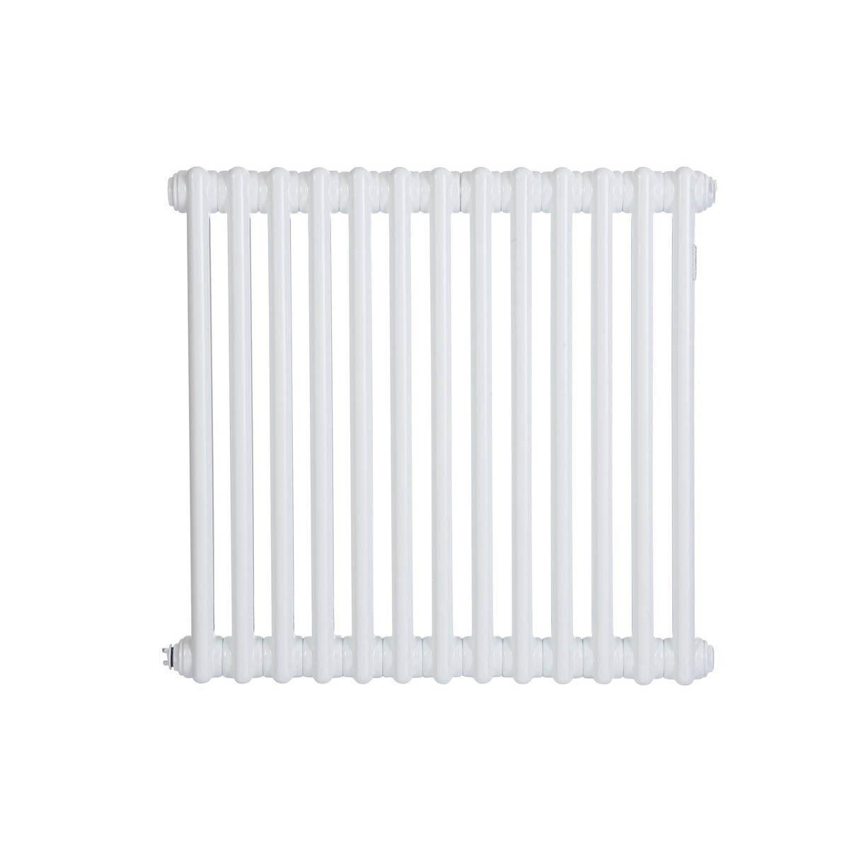 Acova 3 Column Radiator Horizontal Steel White Traditional (W)1226mm x (H)600mm - Image 1
