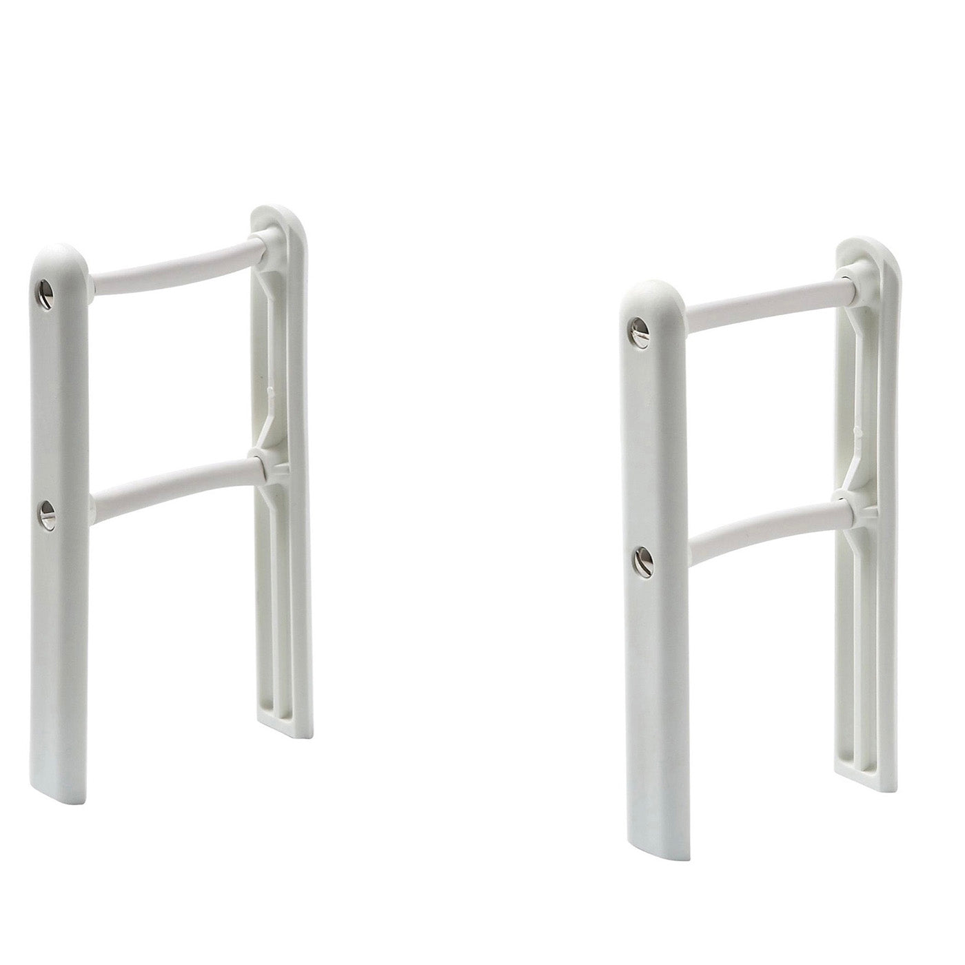 Acova Floor Mounting Legs Support Feet Kit For Column Radiator White Pair - Image 1