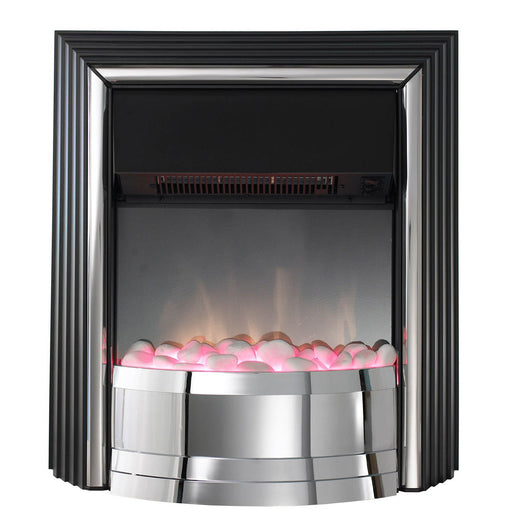 Dimplex Zamora Black Chrome effect Electric Fire - Image 1