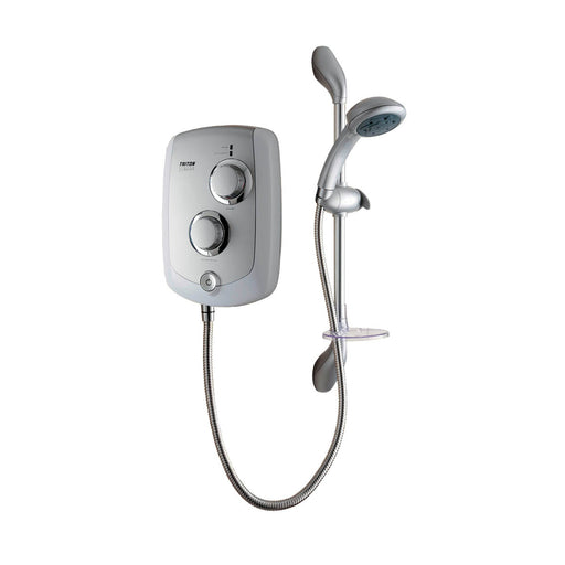 Triton Trance Electric Shower White Chrome effect 9.5kW - Image 1