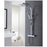 Thermostatic Shower Mixer Chrome Single Spray Pattern Twin Square Head Modern - Image 3