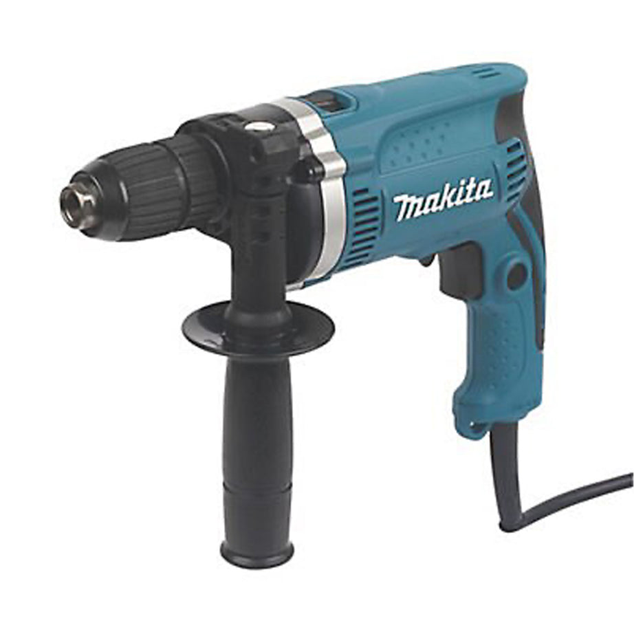 Makita Percussion Hammer Drill Electric 710W 240V Carry Case HP1631K - Image 1