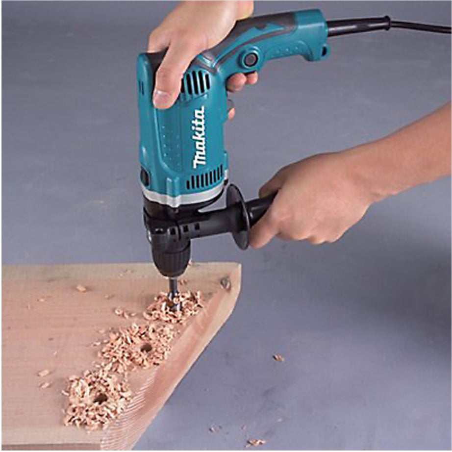 Makita Percussion Hammer Drill Electric 710W 240V Carry Case HP1631K - Image 4