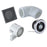 Manrose Bathroom Shower Fan Light Kit ABS Thermoplastic VDISL100S - Image 1
