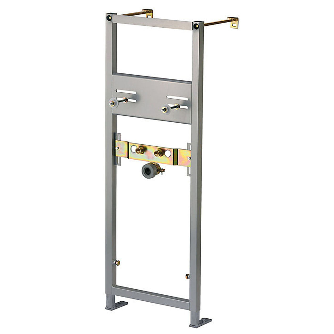 Basin Frame System Wall Or Floor Mounted Bathroom Durable Adjustable (W)500mm - Image 2
