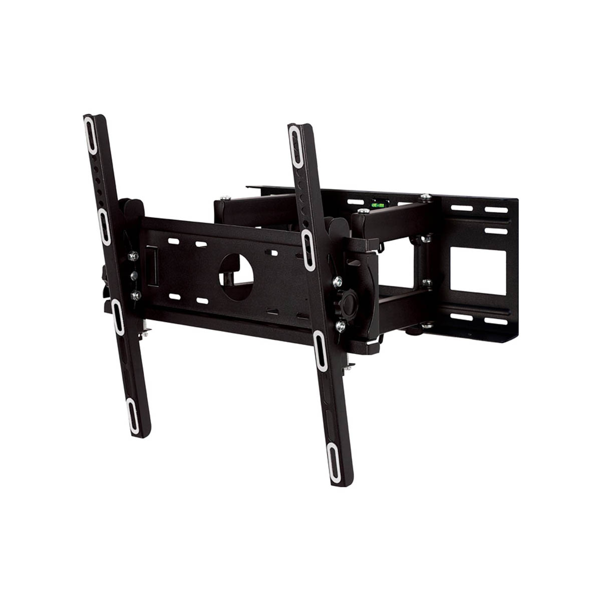 TV Wall Bracket 32-70" Full Motion Black Tilt Swivel Indoor Home Compact - Image 2