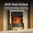 Dimplex Electric Fire Fireplace Brass Log Effect Heater 3D Opti-Myst 2kW - Image 4