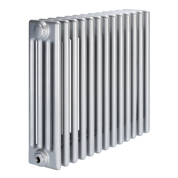 Acova 4 Column Radiator Silver Steel Horizontal Traditional 1037W H60xW62.8cm - Image 2