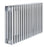 Acova 4 Column Radiator Steel Silver Reversible Traditional (W)812mm x (H)600mm - Image 2