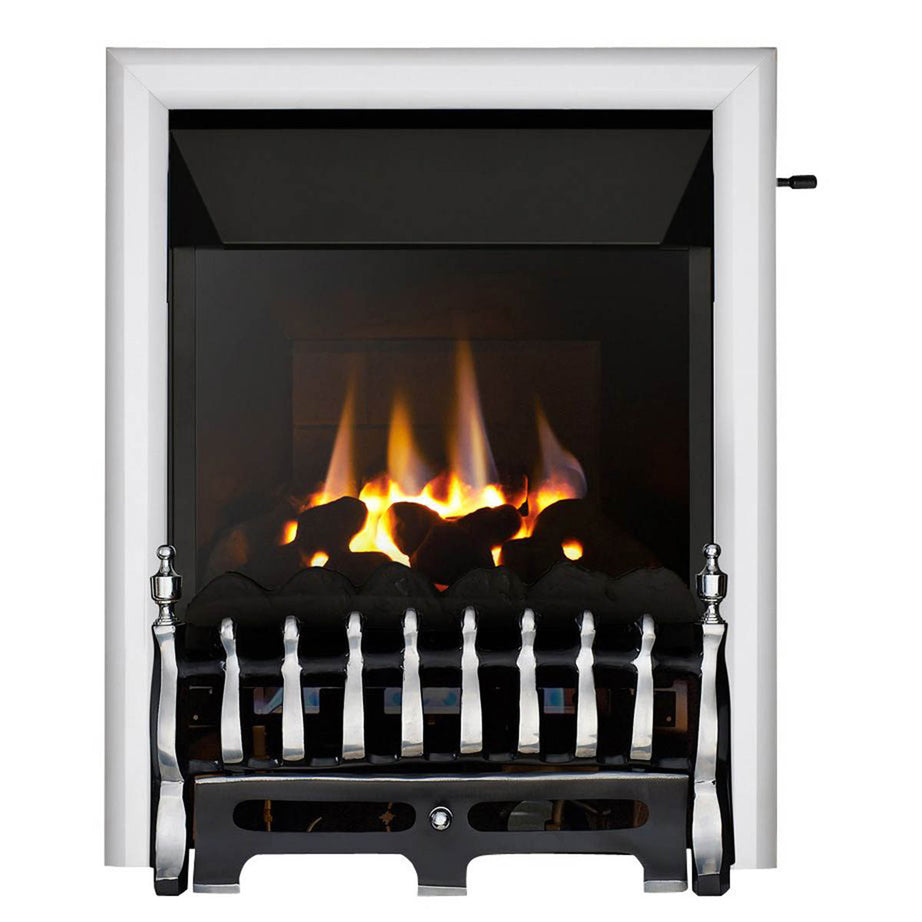 Focal Point Gas Fire Coal Bed High Efficiency Chrome Effect Slide Control 4.05kW - Image 1