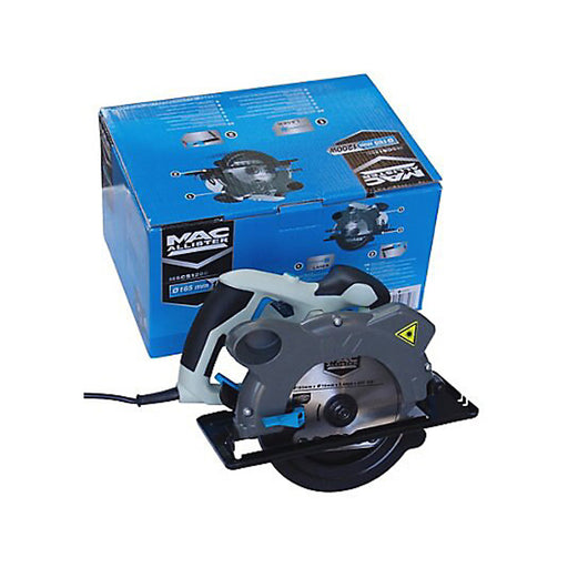 Mac Allister Circular saw MSCS1200 Corded 240V 1200W Blade 165mm - Image 1