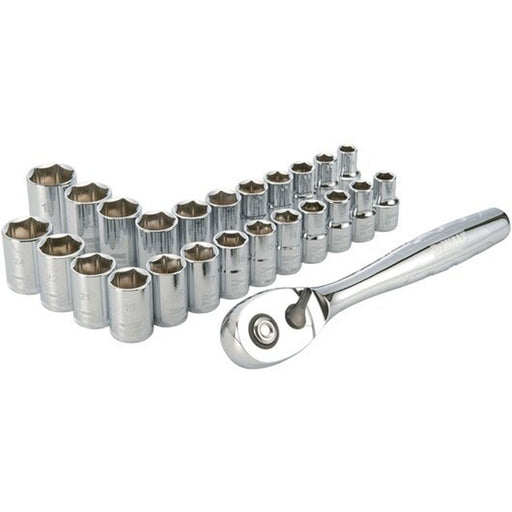 DeWalt Socket Wrench Set 1/2'' DWMT72162 Drive Ratchet Tool Kit Metric 25 Piece - Image 1
