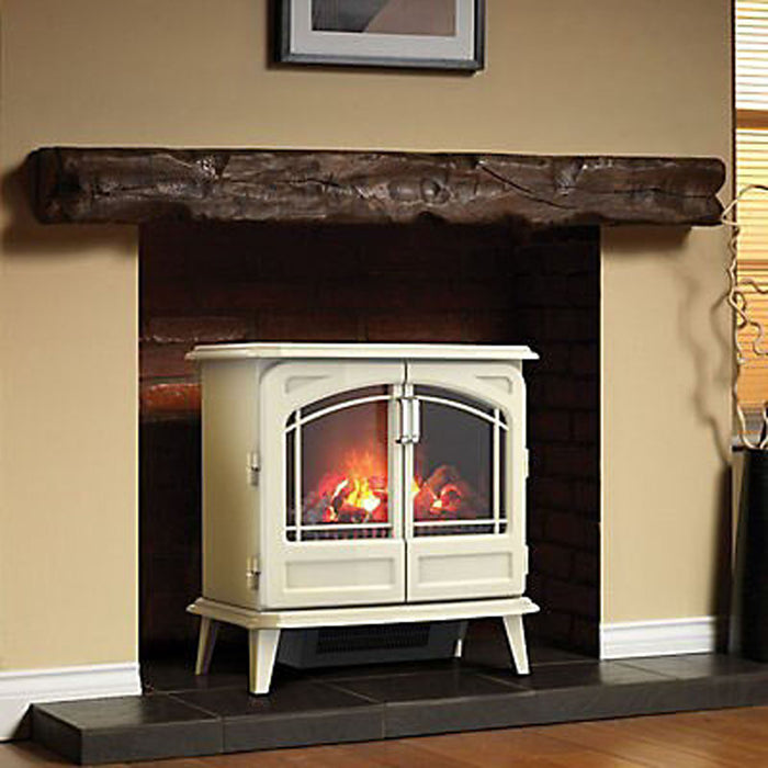 Dimplex Electric Stove Fire Heater Opti-Myst Cast Enamel Effect Freestanding 2kW - Image 1