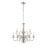 Pendant Ceiling Light Chandelier 9 Way Dimmable Nickel Bedroom Living Room - Image 1