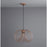 Ceiling Light Pendant Hanging Copper Effect Living And Dinning Room Dimmable - Image 2