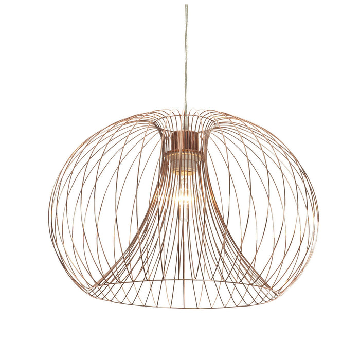 Ceiling Light Pendant Hanging Copper Effect Living And Dinning Room Dimmable - Image 3