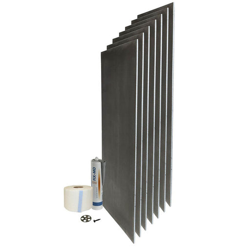 Aquadry Backer Board Insulation Underfloor Heating L1200 xW600 x T12mm Pack Of 6 - Image 1