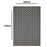 Geometric Rug Cotton Woven Polyester Black And White Non-Shedding 170cmx120cm - Image 3