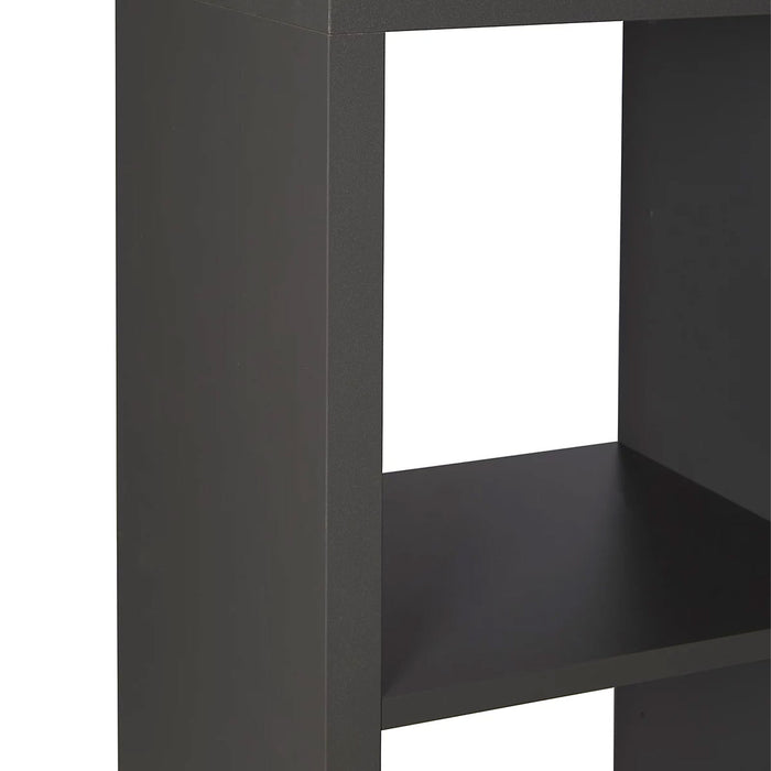 Cube Storage Unit Shelving Freestanding Grey Display Bookcase 39X33X108CM - Image 4