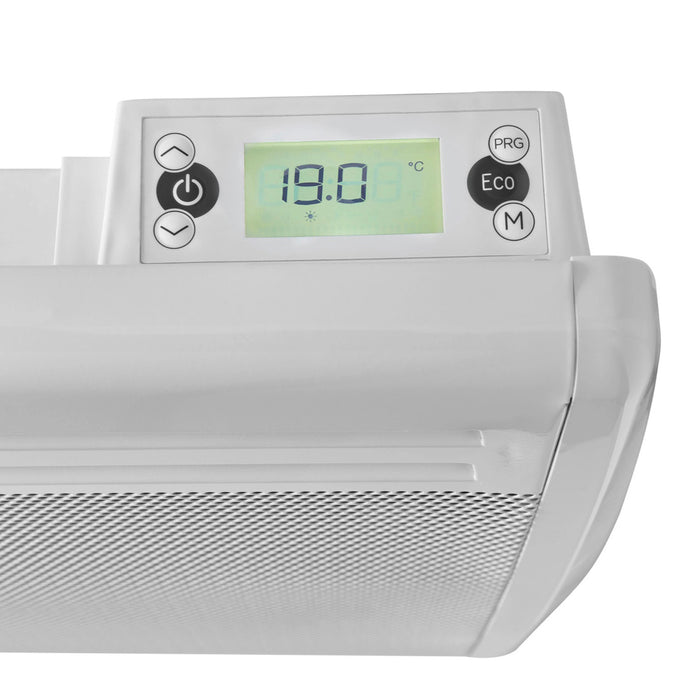 Dillam Panel Heater NE15EPC Electric White 1500W Steel Thermostat Control - Image 2