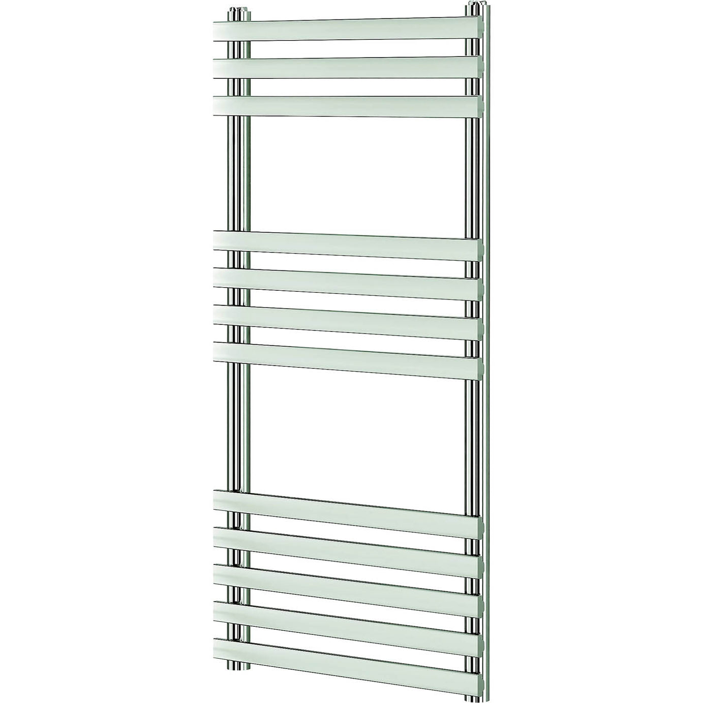 Blyss Towel Rail Radiator Chrome Flat Bathroom Warmer Ladder (H)97.4x(W)50cm - Image 2