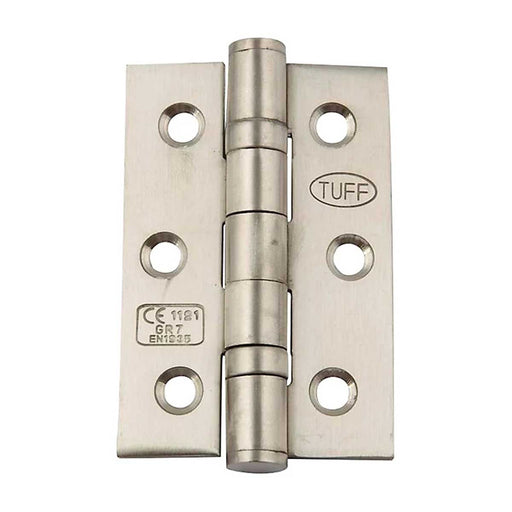 Butt Door Hinge CE7 Internal Stainless Steel Satin Medium Door (L)76mm 20 Pack - Image 1