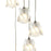 Borrello Ceiling 5 Light Silver Effect 5 Lamp Pendant Light Living Dining Room - Image 2