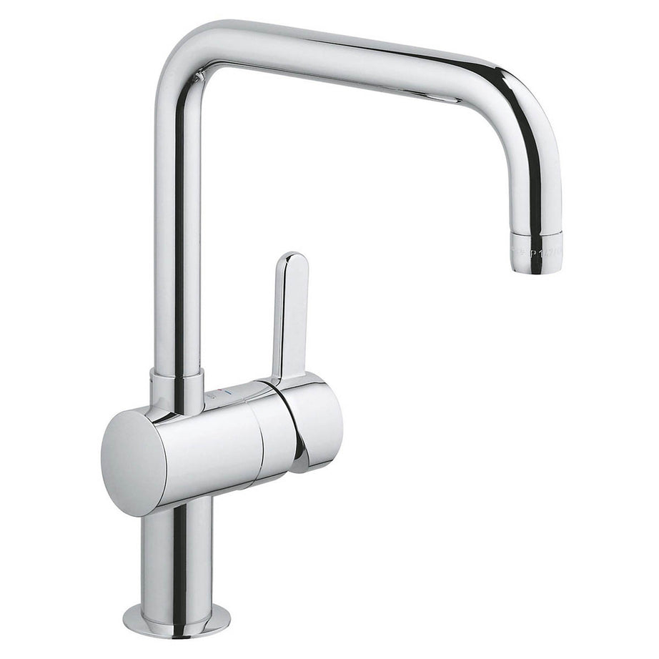 Grohe Kitchen Tap Monobloc Mixer Chrome Single Lever Swivel Spout Modern Faucet - Image 1