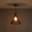 Pendant LED Ceiling Light Brushed Glass Metal Retro Antique Brass Effect - Image 2