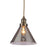 Pendant LED Ceiling Light Brushed Glass Metal Retro Antique Brass Effect - Image 3