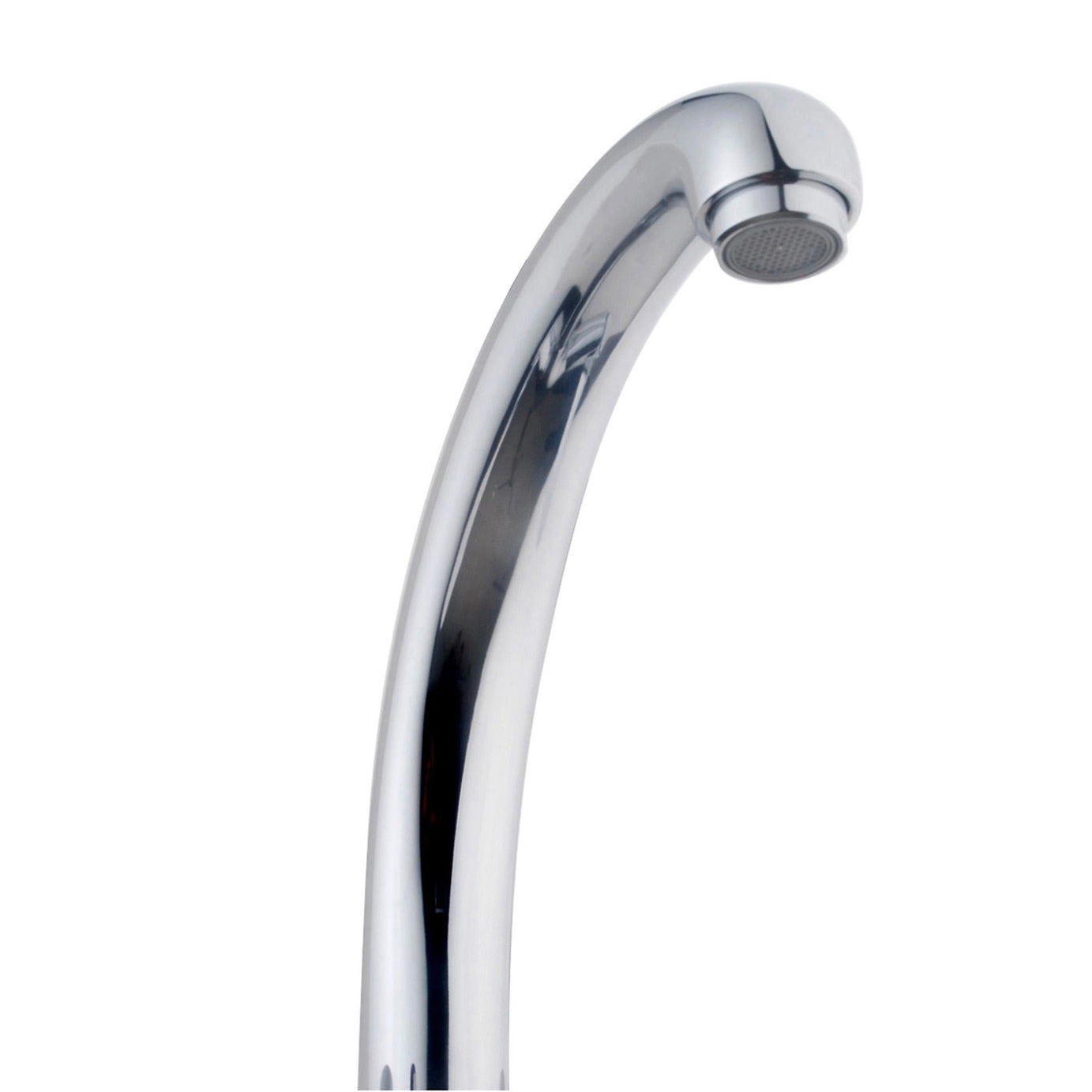 Kitchen Tap Mixer Chrome Dual Lever Swivel Spout 1/4 Turn Brass Modern Faucet - Image 3